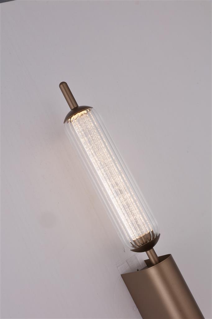 Cattail 54cm Brun applique murale De Searchlight - Il en r&eacute;sulte un &eacute;clairage agr&eacute;able et chaleureux, id&eacute;al pour les salons, les chambres, les couloirs ou les salles &agrave; manger.