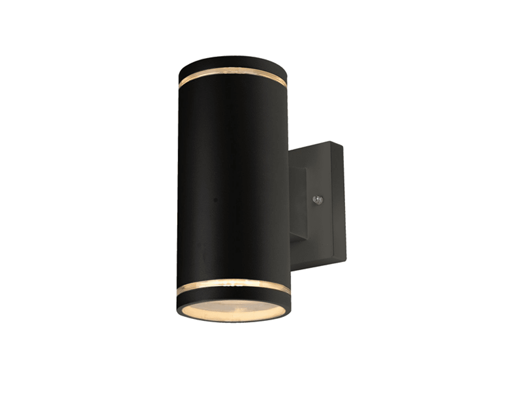Livali II Noir lampe d’extérieur De Westal - Convient pour une installation avec sortie de tuyau sur le mur, à l'intérieur ou à l'extérieur.