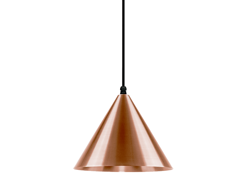 Tratt Ø25 IP44 cuivre brut De Westal - Avec sa forme classique et sa finition cuivr&eacute;e exclusive, cette lampe est &agrave; la fois une source de lumi&egrave;re fonctionnelle et un &eacute;l&eacute;ment d&eacute;coratif qui se patine magnifiquement avec le temps.