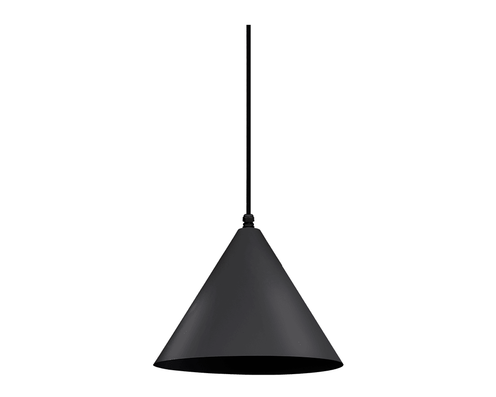 Tratt Ø25 IP44 Noir De Westal - Son design classique et sa fabrication soign&eacute;e en font &agrave; la fois une source de lumi&egrave;re fonctionnelle et un &eacute;l&eacute;ment d&eacute;coratif pour vos espaces int&eacute;rieurs.