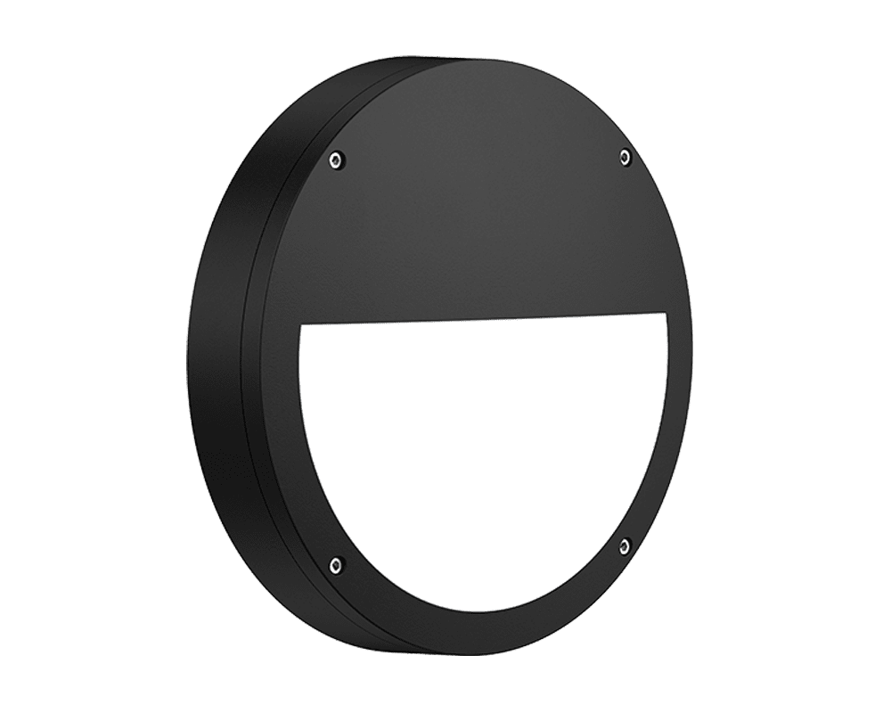 Diploma halv Noir lampe d’extérieur De Westal - À l'arrière se trouvent deux entrées et sorties ainsi que des borniers à connexion rapide pour une connexion facile.