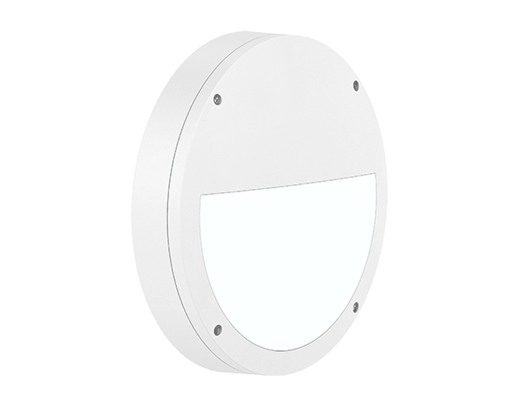 Diploma halv Blanc lampe d’extérieur De Westal - À l'arrière se trouvent deux entrées et sorties ainsi que des borniers à connexion rapide pour une connexion facile.