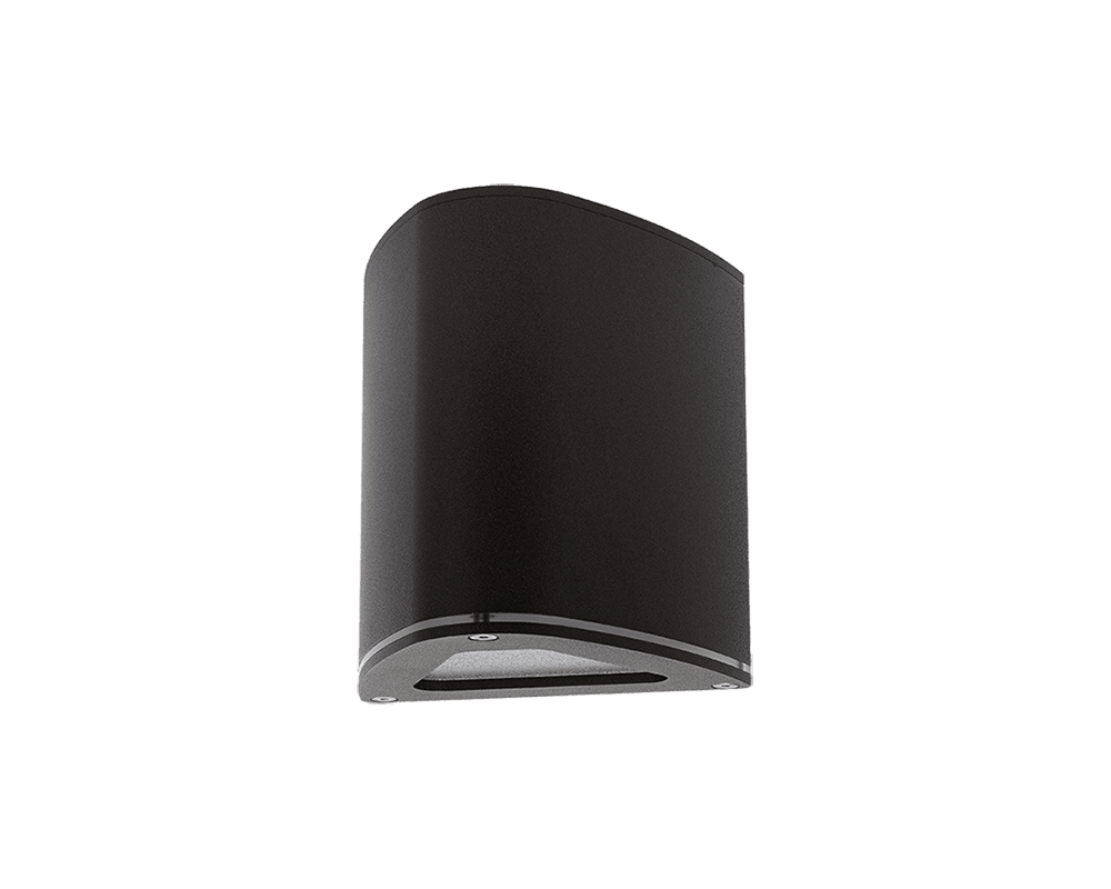 Trius I Noir lampe d’extérieur De Westal - Bornier à connexion rapide et doubles débouchures pour câbles externes et routage.