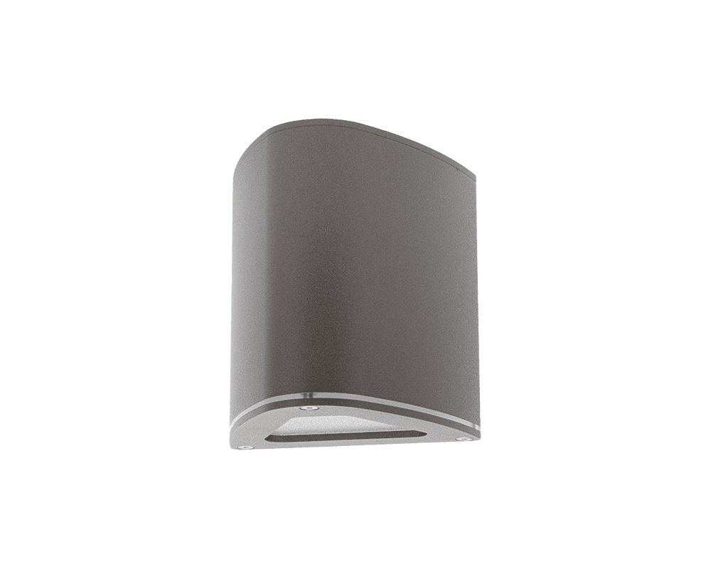 Trius I Gris lampe d’extérieur De Westal - Bornier à connexion rapide et doubles débouchures pour câbles externes et routage.