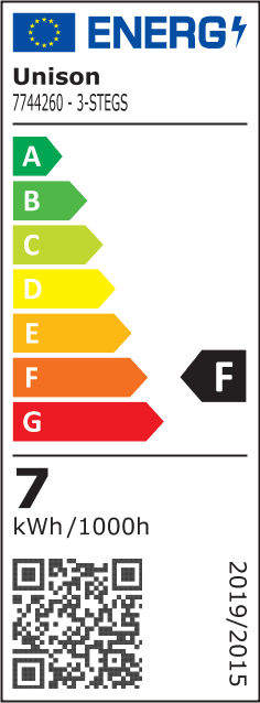 E27 7W 2200K Dimmable 3 niveaux Transparent De Unison - La forme classique et allong&eacute;e ajoute une touche d&eacute;corative, ce qui la rend id&eacute;ale pour les luminaires ouverts et les installations d&eacute;coratives o&ugrave; le style et la fonction sont tous deux importants.