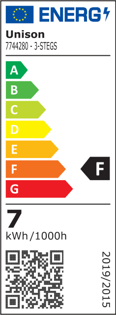 E27 7W 2200K Dimmable 3 niveaux Transparent De Unison - La source lumineuse est &eacute;quip&eacute;e d'une fonction de gradation &agrave; 3 niveaux et d'une fonction de m&eacute;moire, qui vous permet de r&eacute;gler facilement la luminosit&eacute; et de revenir au r&eacute;glage pr&eacute;c&eacute;dent.