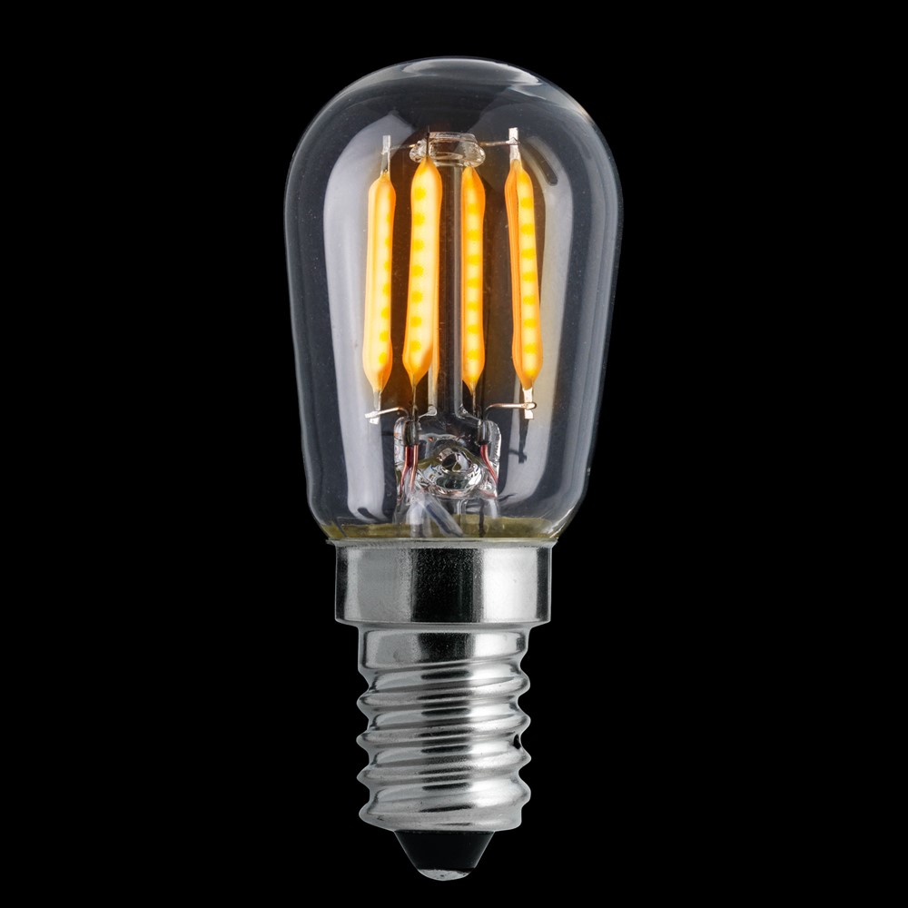 E14 2,5W 2200K Dimmable 3 niveaux Transparent De Unison - Grâce à sa fonction de variation d'intensité à 3 niveaux et à sa fonction mémoire, la luminosité s'adapte facilement à tous vos besoins d'éclairage, de l'éclairage d'ambiance à l'éclairage fonctionnel.