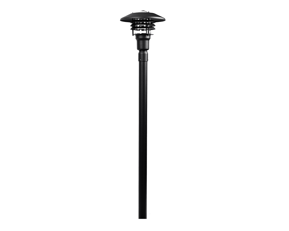 Tellus 145cm Noir bornes De Westal - Tellus est une série de luminaires qui confèrent des caractères différents à la villa, à l'immeuble ou à la maison de vacances selon la conception.
