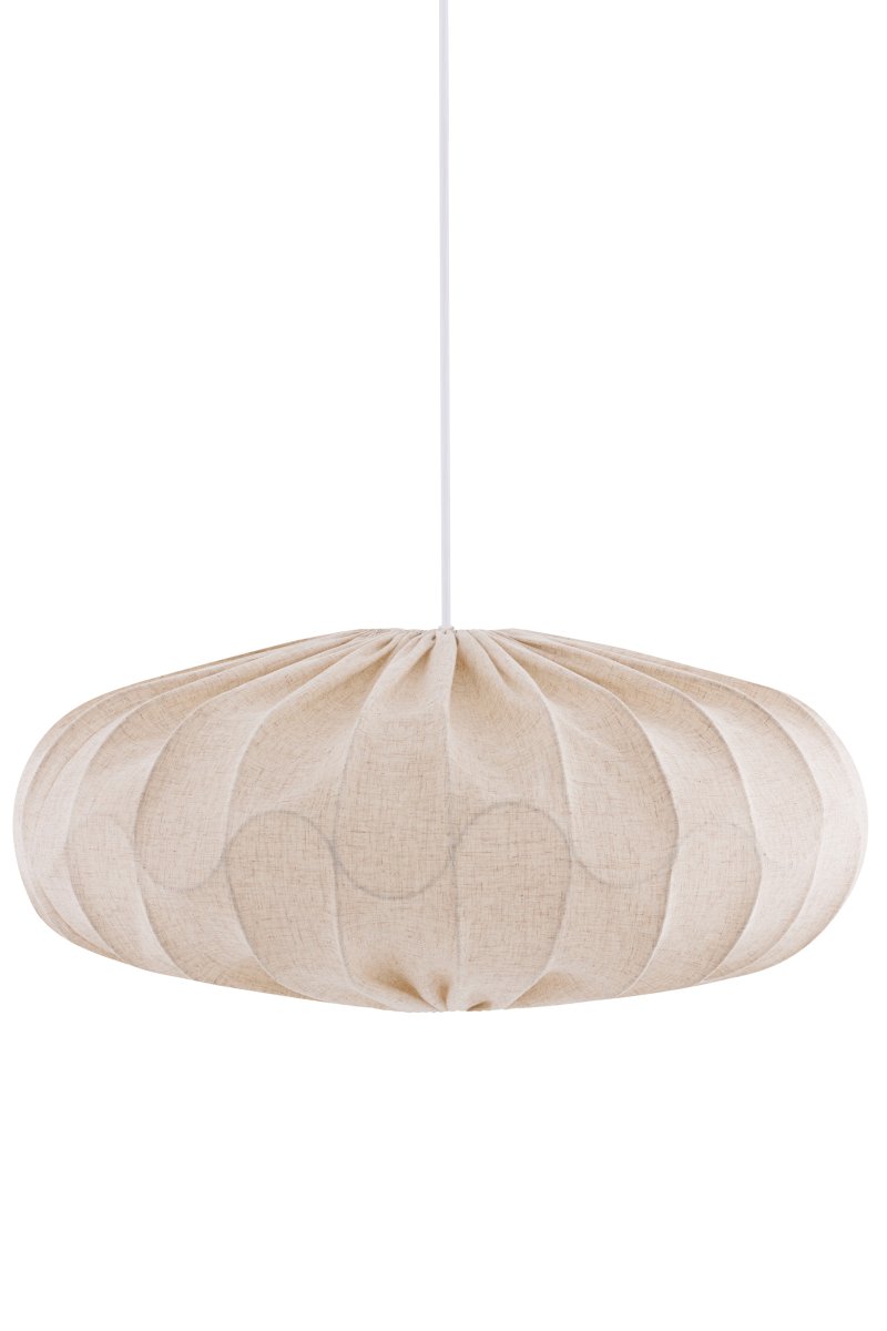 Bladverk Abat-Jour S/Suspension Ø70 Beige suspension De Globen Lighting - Sa structure métallique, en forme de feuilles entrelacées, crée une texture élégante et confère à l'abat-jour son allure unique.