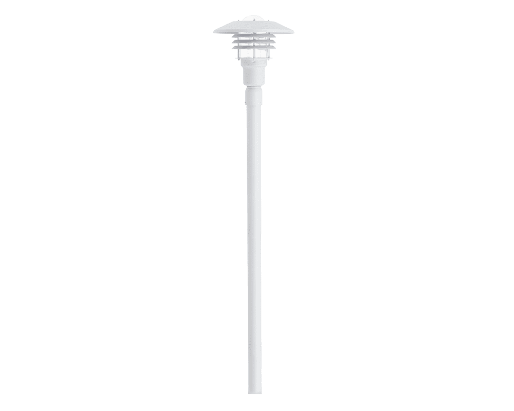 Tellus 145cm Blanc bornes De Westal - Tellus est une série de luminaires qui confèrent des caractères différents à la villa, à l'immeuble ou à la maison de vacances selon la conception.