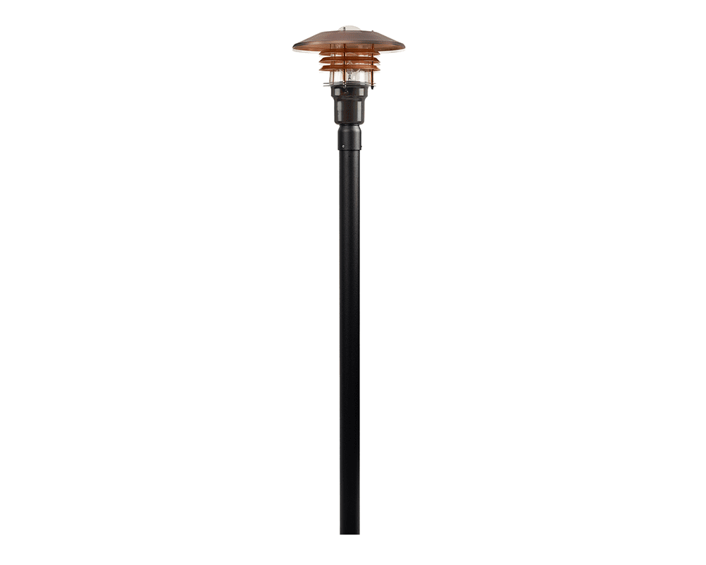 Tellus 145cm Cuivre oxydé bornes De Westal - Tellus est une s&eacute;rie de luminaires qui conf&egrave;rent des caract&egrave;res diff&eacute;rents &agrave; la villa, &agrave; l'immeuble ou &agrave; la maison de vacances selon la conception.