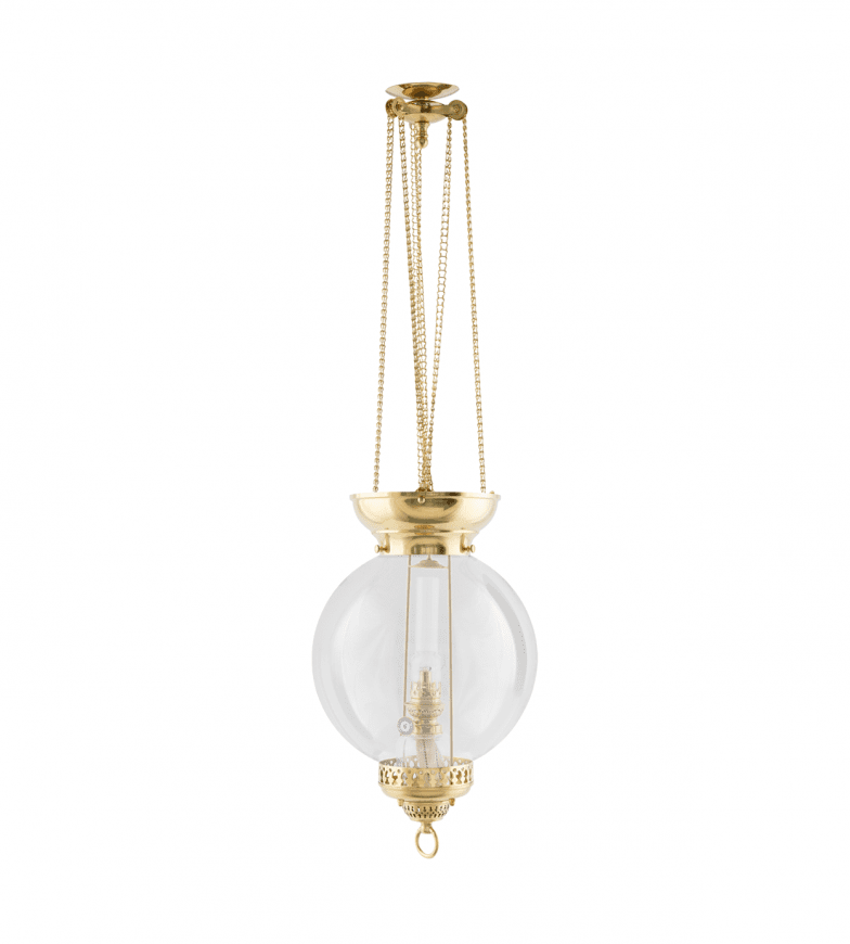 Moonlight-Style Pendant Lamp Laiton De Karlskrona lampfabrik - La lampe en forme humaine est un classique pour la v&eacute;randa, le gazebo ou la rocaille.