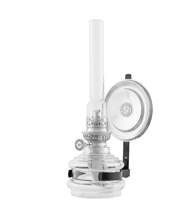 Lindholmen Nickel De Karlskrona lampfabrik - Par exemple accroch&eacute; sur une table ou sur un clou au mur.