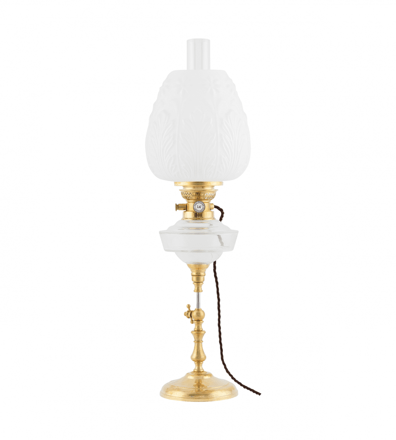Ekholmen Elec 85 Laiton De Karlskrona lampfabrik - La tige m&eacute;tallique de la base peut &ecirc;tre r&eacute;gl&eacute;e en hauteur de 0 &agrave; 10 cm.