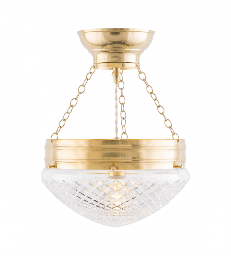 Heidenstam Pendant 300 Laiton De Karlskrona lampfabrik - Le luminaire suspendu fournit de la lumière vers le bas et vers le haut en direction du plafond et est donc souvent préféré pour le montage au plafond, en particulier pour les hauteurs de plafond de plus de trois mètres.