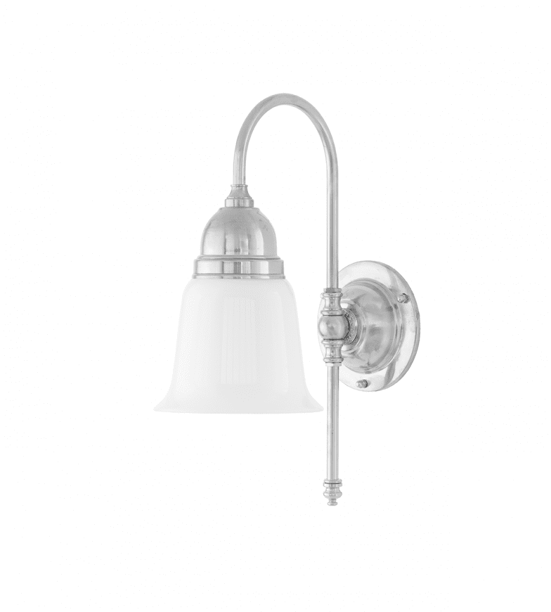 Ahlström Nickel De Karlskrona lampfabrik - F&ouml;r att g&aring; in med kuloledning kompletteras med en distansplatta.