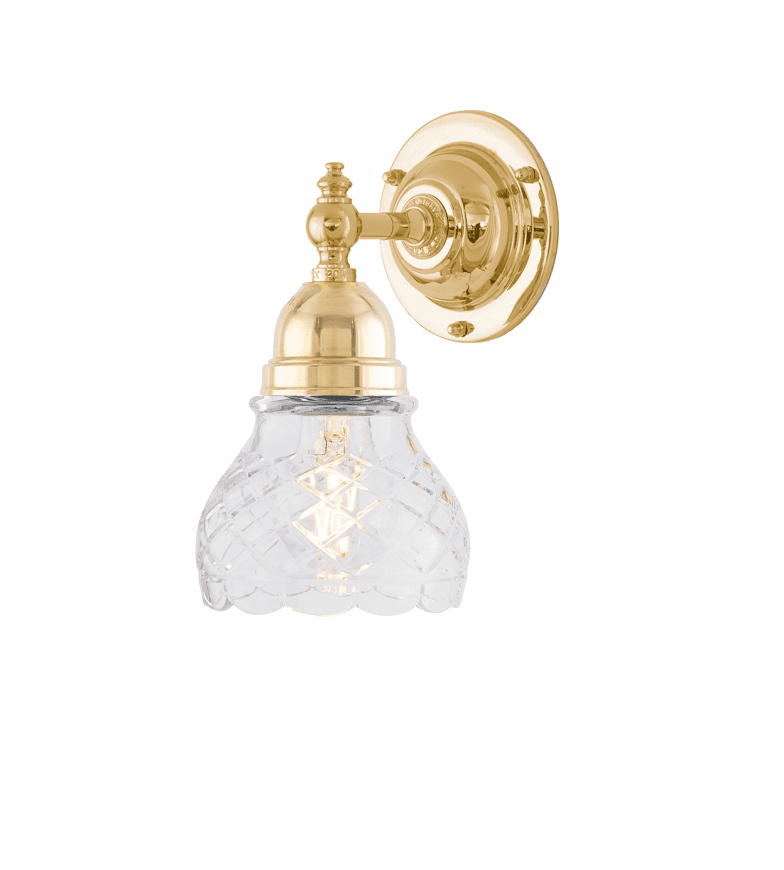 Adelborg Laiton De Karlskrona lampfabrik - F&ouml;r att g&aring; in med kuloledning kompletteras med en distansplatta.