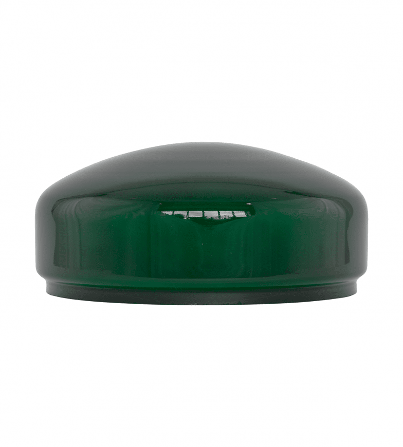 Flat Table Lamp Glass Shade 235 Vert De Karlskrona lampfabrik - 