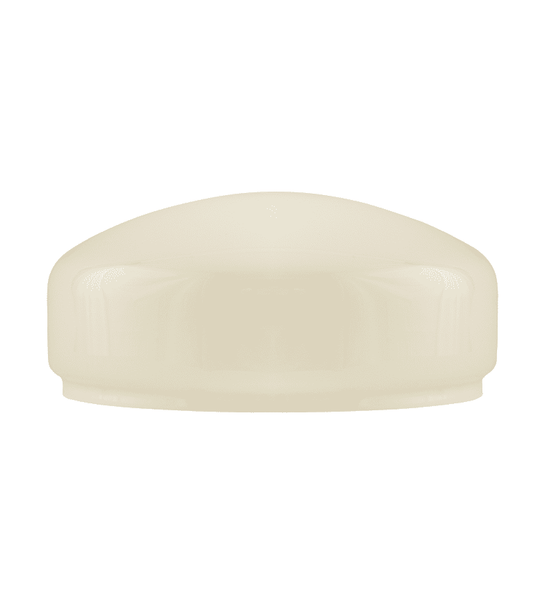  Flat Table Lamp Glass Shade 235 Blanc cassé De Karlskrona lampfabrik - 