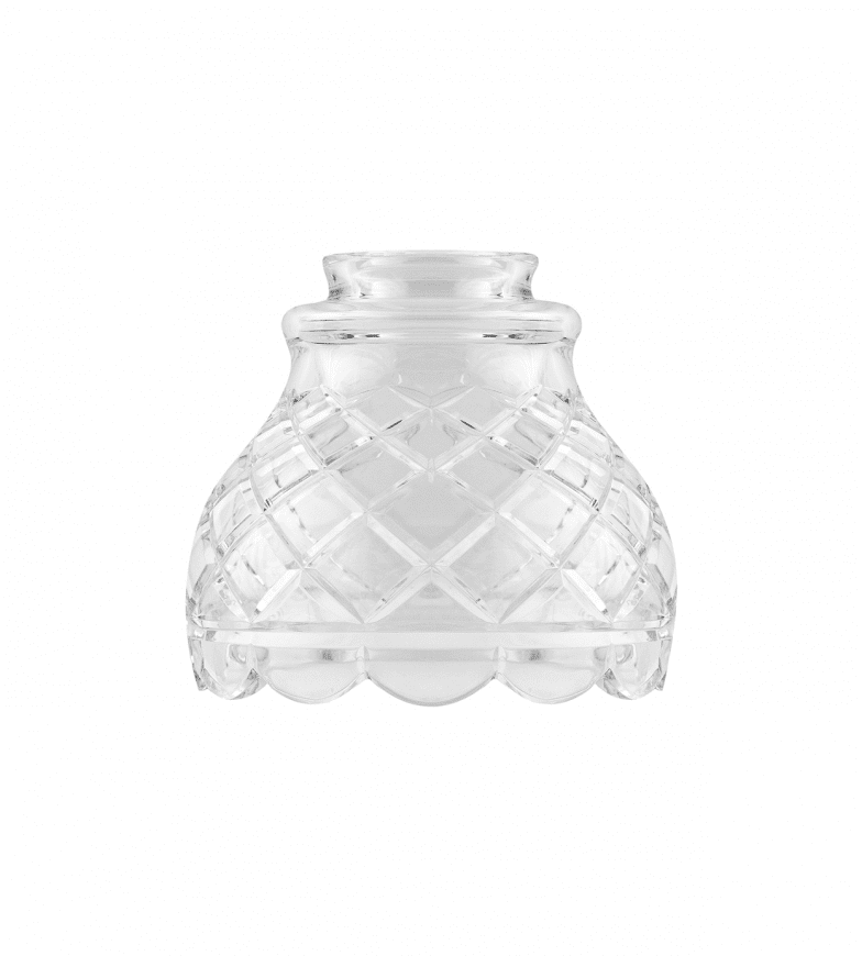 Frosted Bell-Shaped Glass Shade 60/130 Transparent De Karlskrona lampfabrik - 