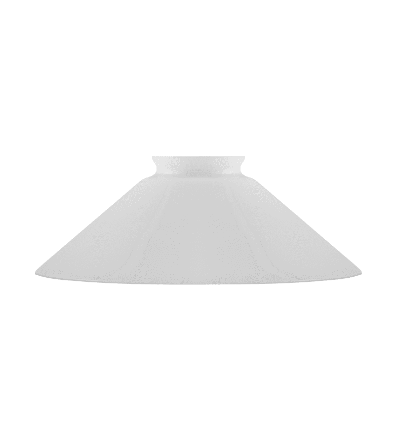 Schoolhouse Glass Shade 60/200 Blanc De Karlskrona lampfabrik - 