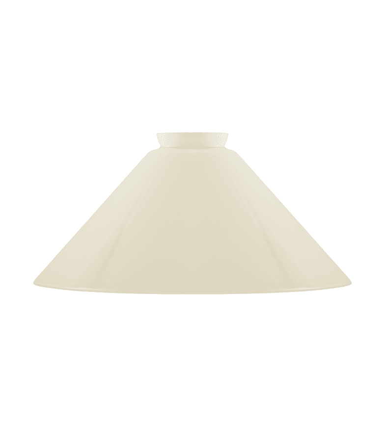 Tall Schoolhouse Glass Shade 60/250 Blanc cassé De Karlskrona lampfabrik - Une &laquo; entreprise de cordonnerie &raquo; classique dont la forme est rest&eacute;e inchang&eacute;e depuis l'av&egrave;nement des premi&egrave;res suspensions &eacute;lectrifi&eacute;es avec c&acirc;bles.