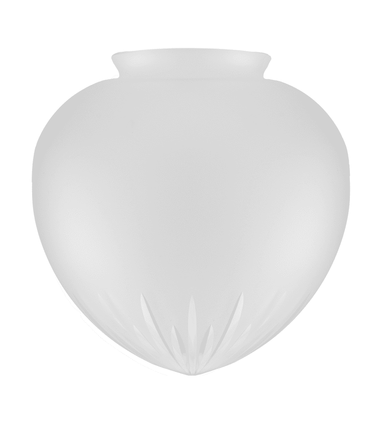 Teardrop Glass Shade 100/190 Givré De Karlskrona lampfabrik - 