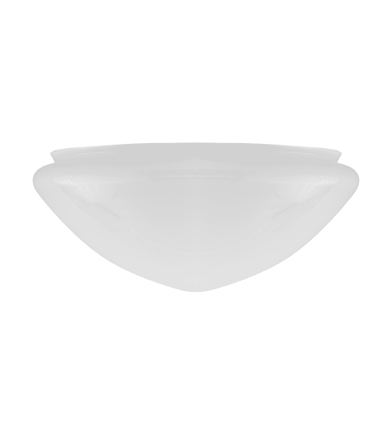 Pendant Glass Shade 300 Blanc De Karlskrona lampfabrik - Une tasse classique en forme de goutte en verre de couleur blanche.