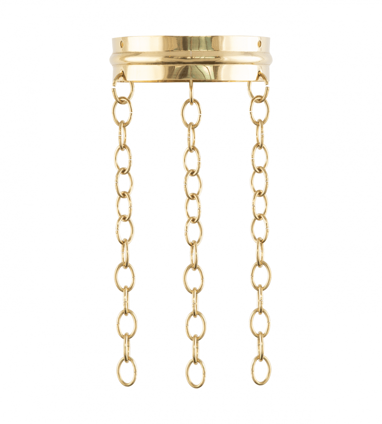 Pendant Chain Extension Laiton De Karlskrona lampfabrik - Peut être utilisé sur toutes les suspensions Karlskrona Lampfabrik pour les rallonger de 25 cm.