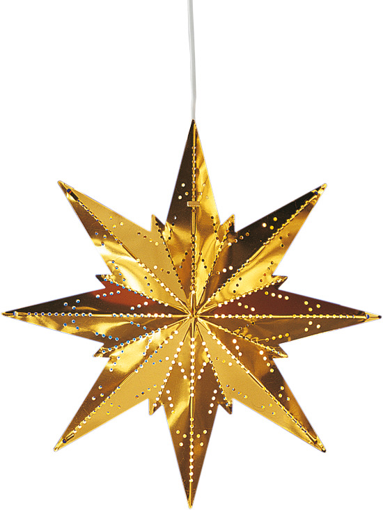 Mini Ø25 Laiton De Star Trading - Belle &eacute;toile de l'Avent qui r&eacute;pand un merveilleux esprit de No&euml;l dans votre maison.