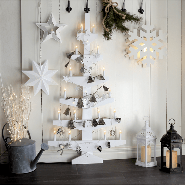 Mini Ø25 Blanc De Star Trading - Une magnifique étoile de l'Avent qui créera une ambiance festive de Noël dans votre maison.