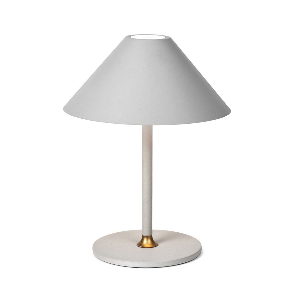  Hygge 25cm Gris portable De Halo Design - Il est classé IP54, ce qui le rend adapté à une utilisation en intérieur et en extérieur (bien qu'il doive être stocké et chargé à l'intérieur).