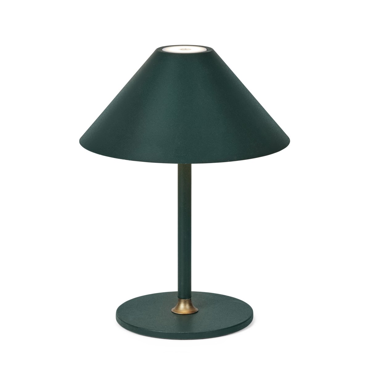 Hygge 25cm Vert portable De Halo Design - Il est classé IP54, ce qui le rend adapté à une utilisation en intérieur et en extérieur (bien qu'il doive être stocké et chargé à l'intérieur).