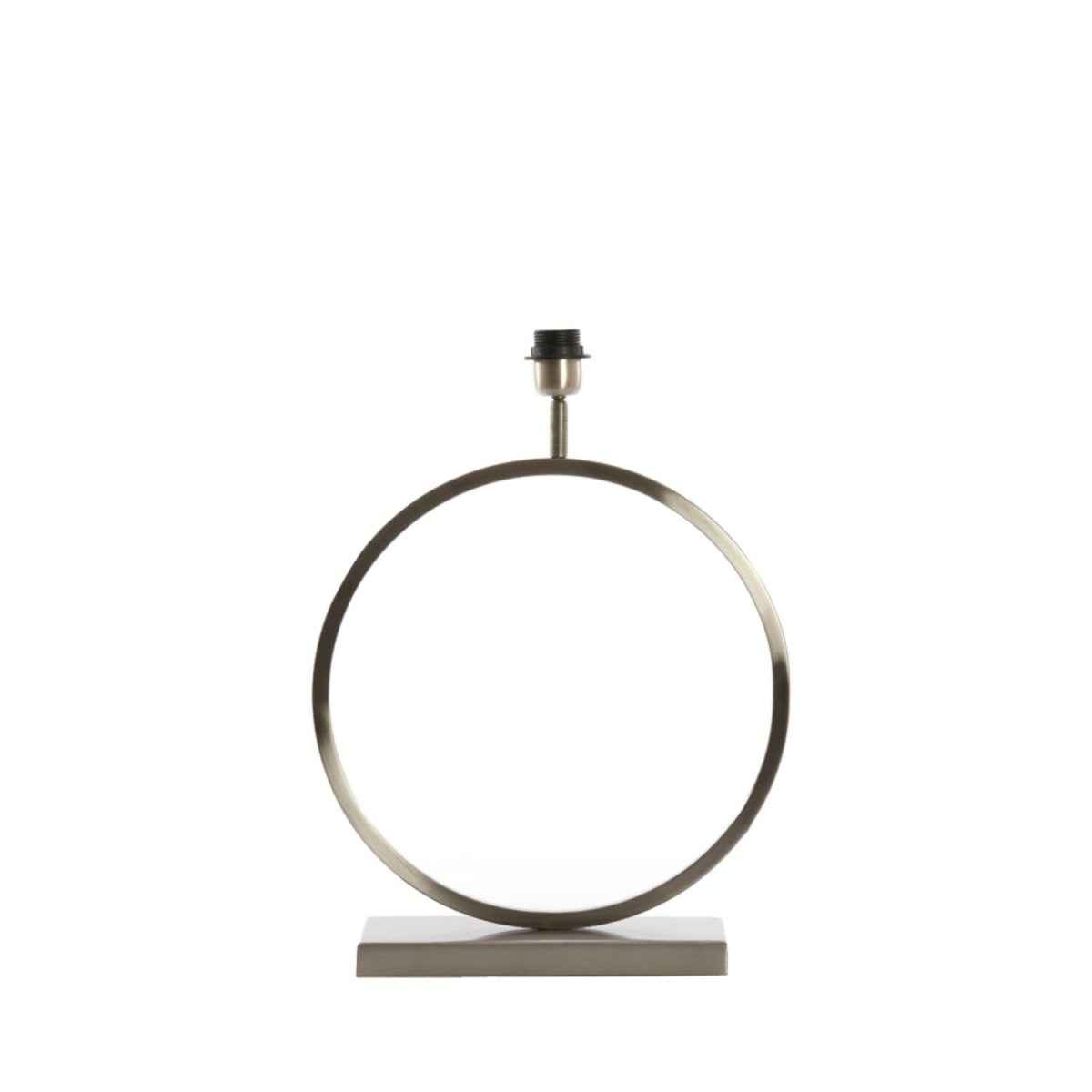 Liva 52cm Argent pied de lampe De Light & Living - 