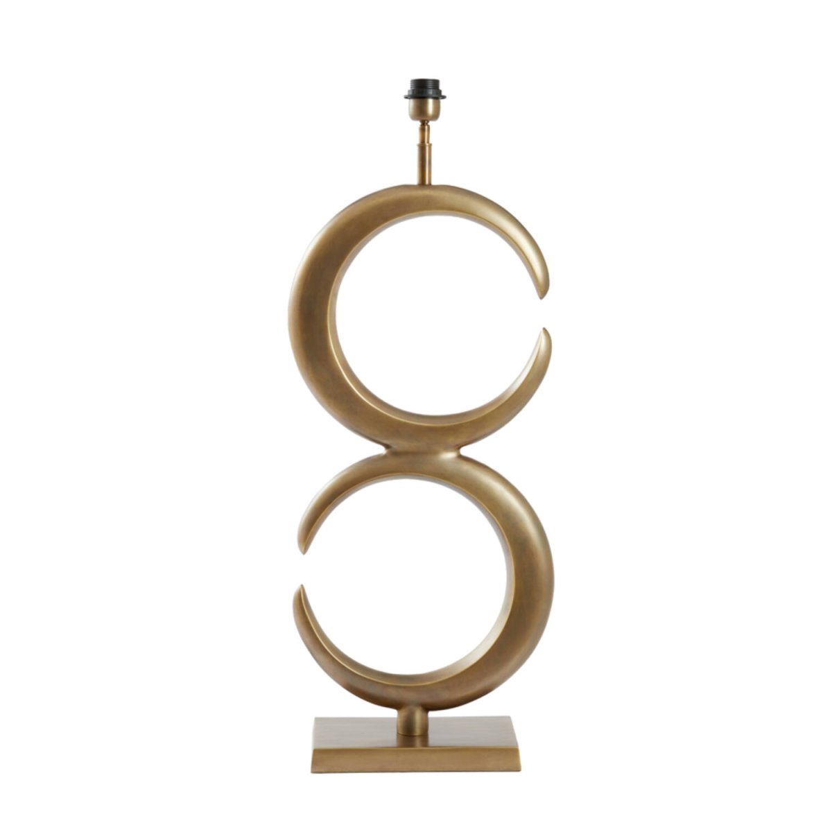 Lune 86cm Bronze pied de lampe De Light & Living - 