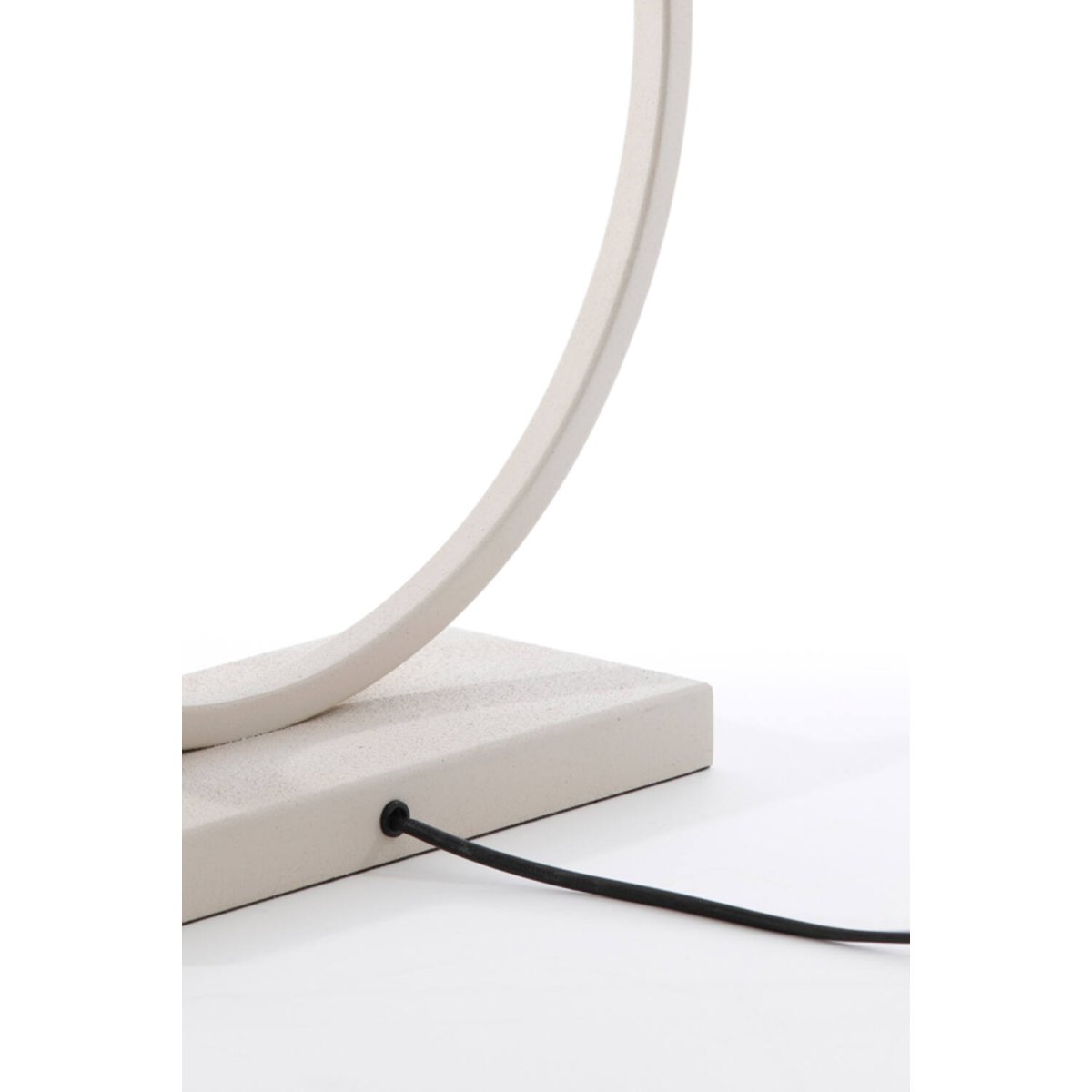 Liva 53cm Blanc crémeux pied de lampe De Light & Living - 