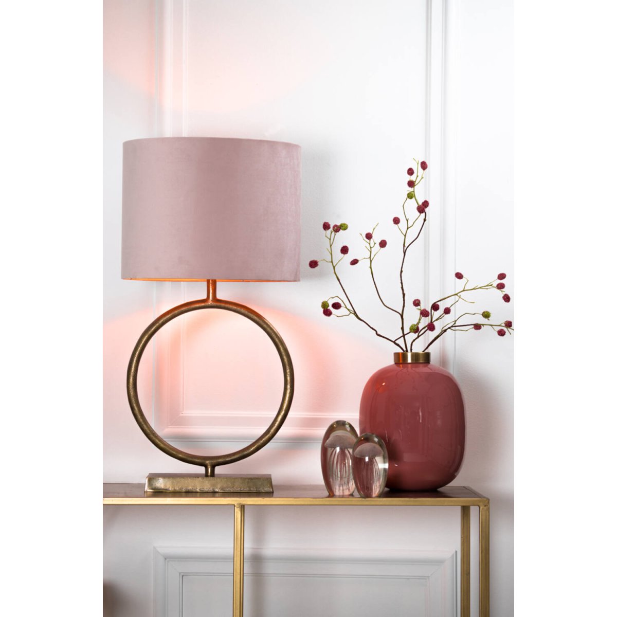 Livu 50cm Bronze pied de lampe De Light & Living - 