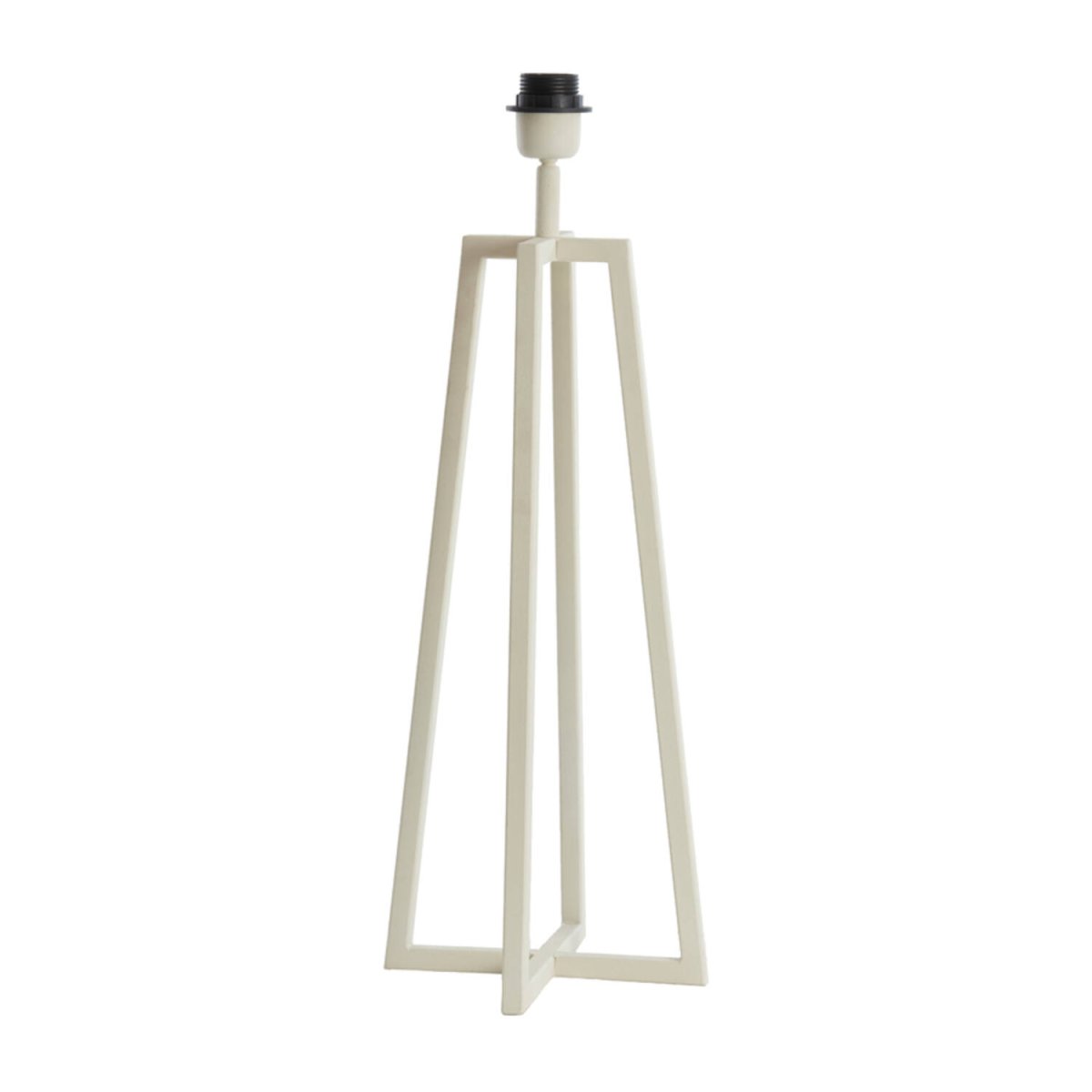 Miley 56cm Blanc crémeux pied de lampe De Light & Living - 
