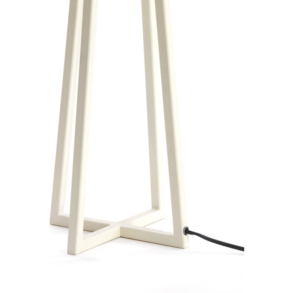 Miley 56cm Blanc crémeux pied de lampe De Light & Living - 