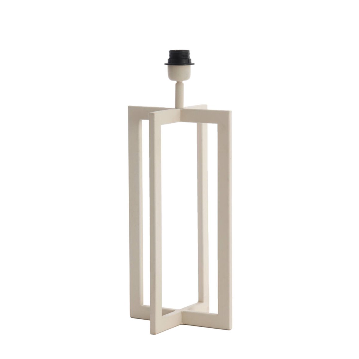 Mace 46cm Blanc crémeux pied de lampe De Light & Living - 