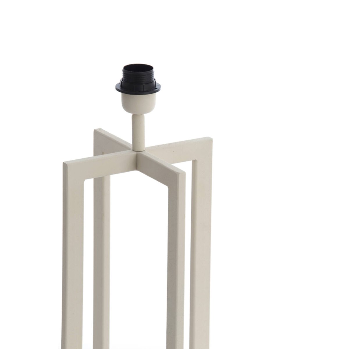 Mace 46cm Blanc crémeux pied de lampe De Light & Living - 