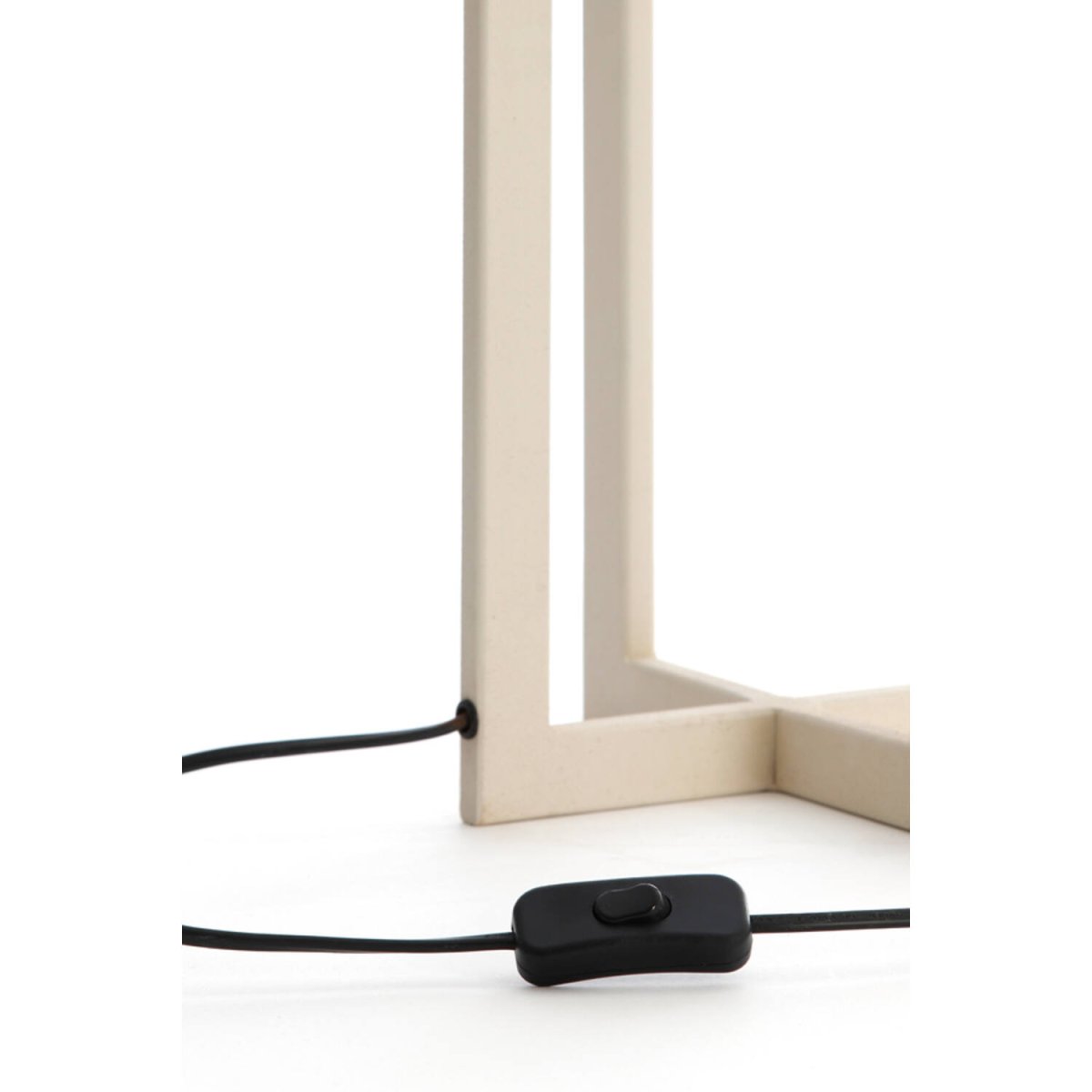 Mace 46cm Blanc crémeux pied de lampe De Light & Living - 