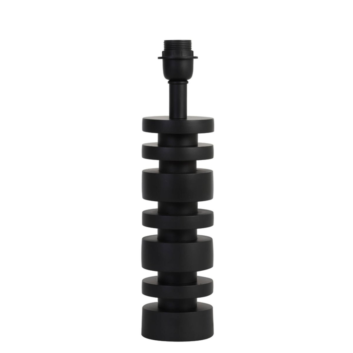 Desley 36cm Noir pied de lampe De Light & Living - 
