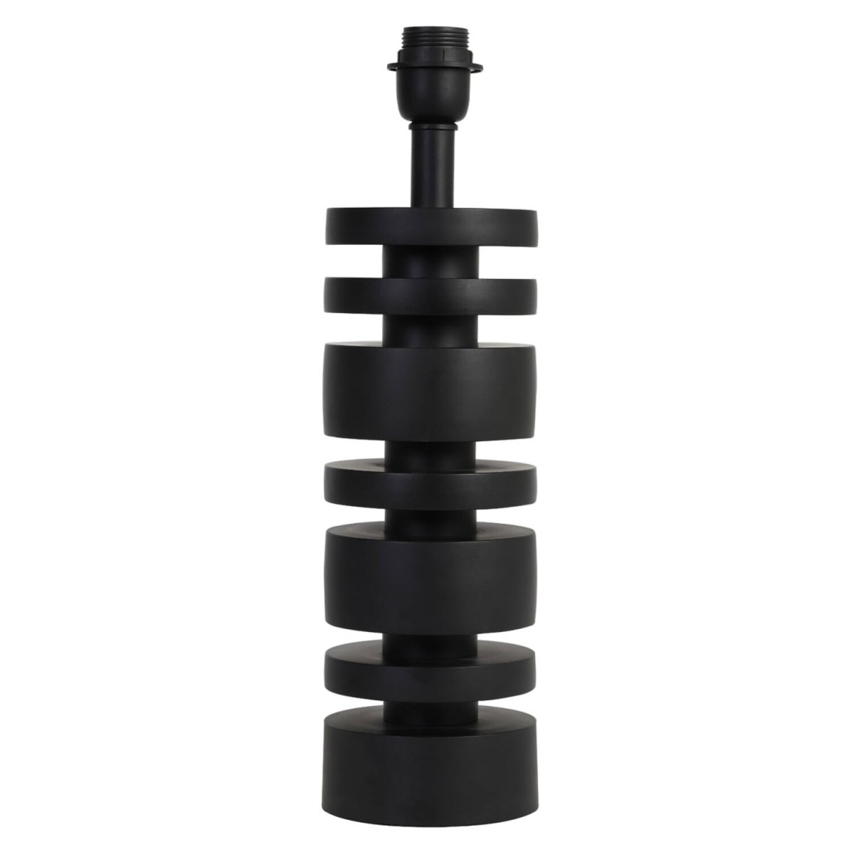 Desley 40cm Noir pied de lampe De Light & Living - 