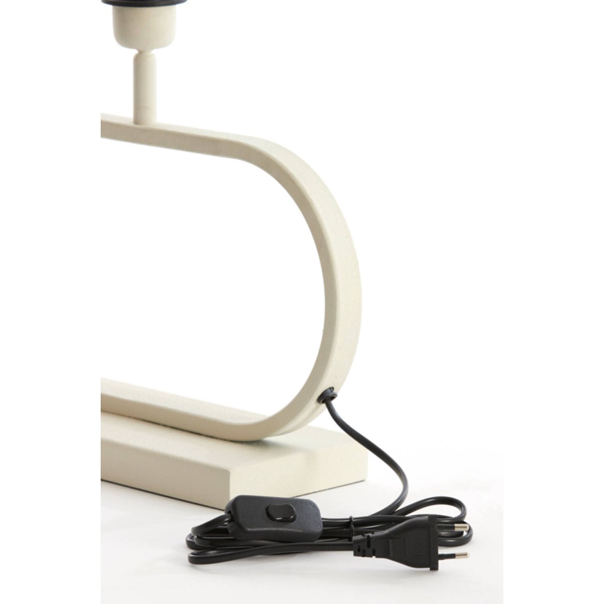 Jamiro 30cm Blanc crémeux pied de lampe De Light & Living - 