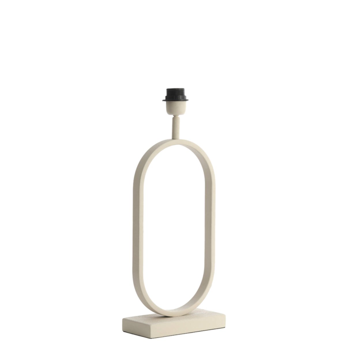 Jamiri 45cm Blanc crémeux pied de lampe De Light & Living - 