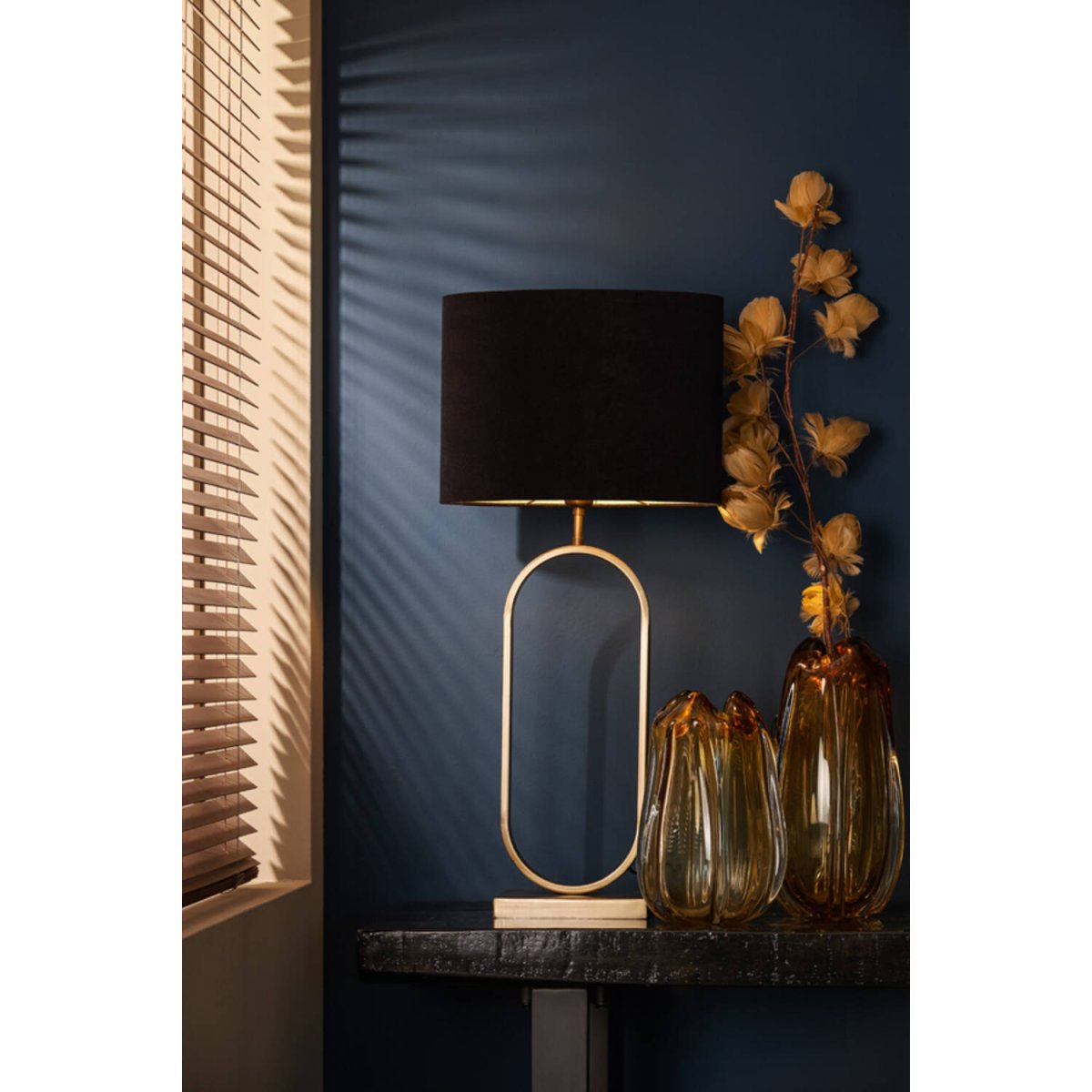 Jamiri 55cm Bronze pied de lampe De Light & Living - 