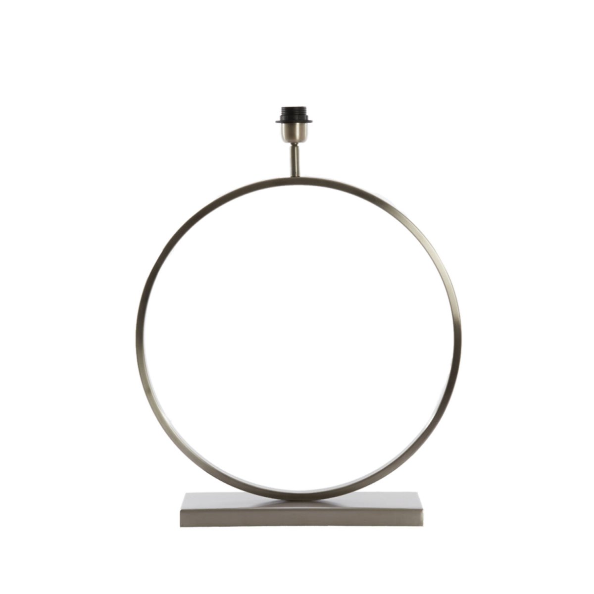Liva 62cm Argent pied de lampe De Light & Living - Son design rond et raffiné lui confère une allure sophistiquée et intemporelle, créant une ambiance luxueuse dans votre intérieur.