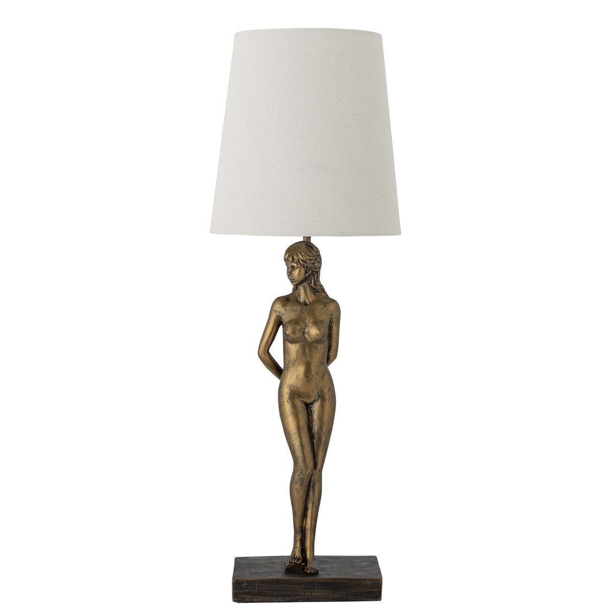 Fabiana 70cm Laiton lampe de table De Bloomingville - Avec Fabiana, vous b&eacute;n&eacute;ficiez &agrave; la fois d'un &eacute;clairage fonctionnel et d'un &eacute;l&eacute;ment d&eacute;coratif qui apporte une touche de d&eacute;tente et de gaiet&eacute;.