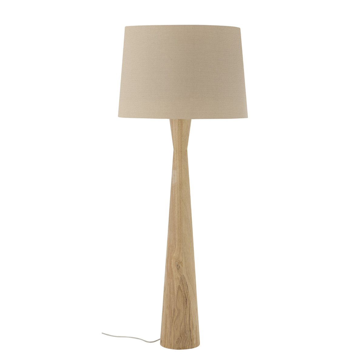 Leonor Bois lampadaire De Bloomingville - Le lampadaire Leonor, fabriqu&eacute; en tube de caoutchouc, pr&eacute;sente une forme longue et &eacute;lanc&eacute;e qui lui conf&egrave;re une allure &eacute;l&eacute;gante et intemporelle.
